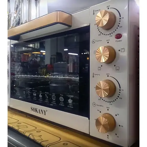 Духовка электрическая Sokany SK-450 электропечь с таймером настольная 50 л 1700 Вт - фото 7