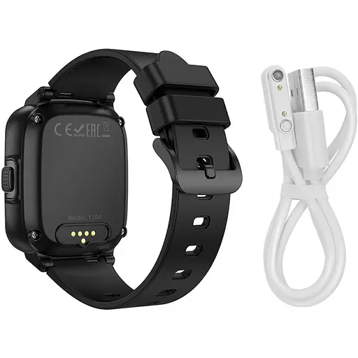 Смарт-годинник Hoco Y104 Black 6942007646352 дитячий (143160) - фото 2