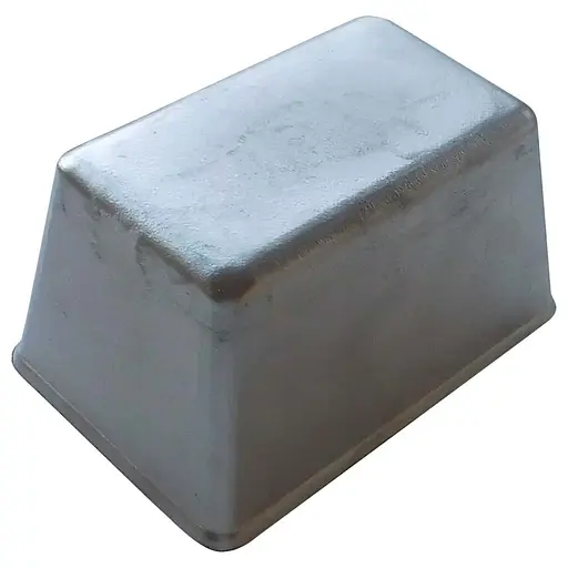 Форма тройная хлебная для выпечки бородинского хлеба Л12а алюминий (17*11*9 см) 81363 - фото 6