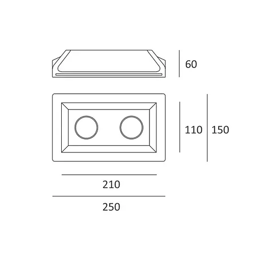 Врізний точковий світильник Imperium Light Next 410225.01.01 - фото 2