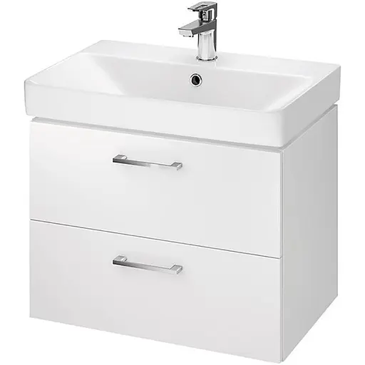 Тумба з умивальником Cersanit Lara Mille Slim 60 Білий S801-359 - фото 1