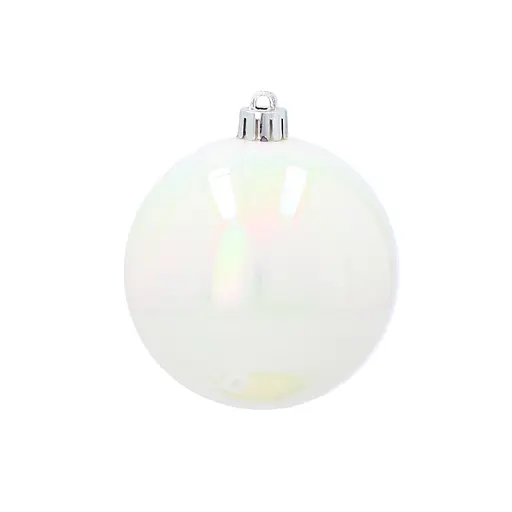 Елочные шарики Chomik пластиковые графит с перламутром 8 см 9 шт. (GIF3041) - фото 3