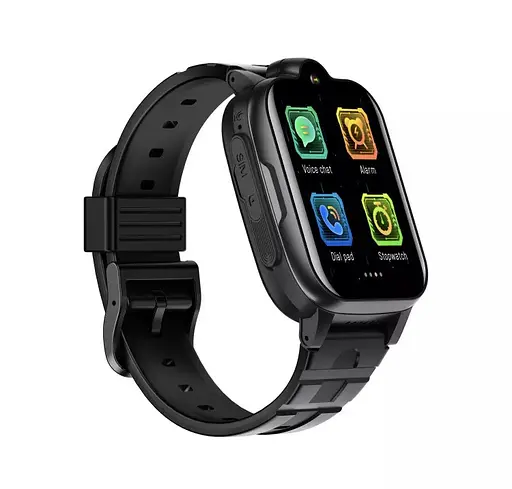 Подарунковий дитячий водонепроникний смарт-годинник Smart Watch K15 4G з камерою і GPS-відстеженням Чорний - фото 3