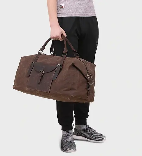 Сумка текстильная дорожная Vintage 54х32х27 см sum0020212 - фото 8