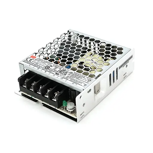 Блок питания Mean Well перфорированный LRS-50-12 в корпусе, 12В, 4.2А - фото 2