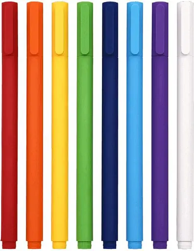 Набор черных ручек Xiaomi KacoGreen K1 Gel Ink Pen 0.5мм 8 шт. Black [81684] - фото 2