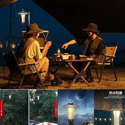 Кемпінговий ліхтар акумуляторний HW-777 Black - фото 5