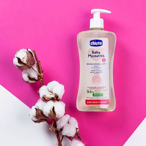 Шампунь-гель Chicco для тела и волос Baby Moments Без слез, для чувствительной кожи, 500 мл (10241.00) - фото 5