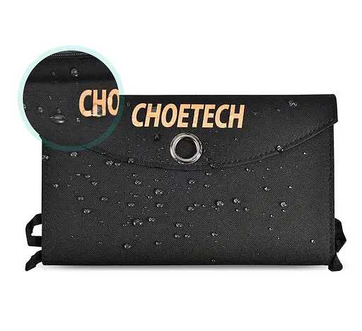 Портативна сонячна панель Choetech SC-001 2xUSB 19W - фото 5