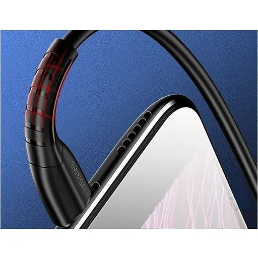 Кабель Usams MicroUSB U35 2A 1m (Black) [62503] - фото 4
