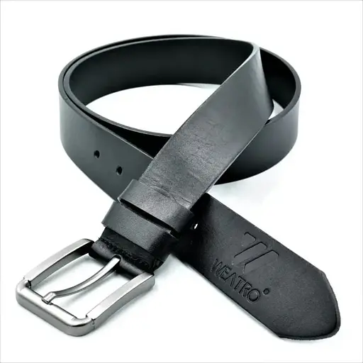 Кожаный ремень Weatro мужской 3,8х115-120 см acs0027486 - фото 1