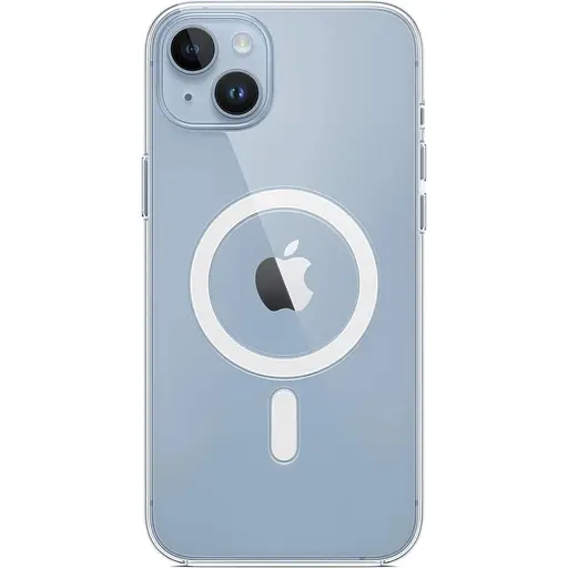 Оригинальный противоударный чехол Apple Clear Case MagSafe для iPhone 14 Plus (6.7") Прозрачный (MPU43ZE/A) - фото 9