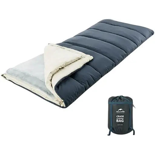 Спальный мешок 3 в 1 Naturehike CR450 CNH22SD011 синий - фото 1