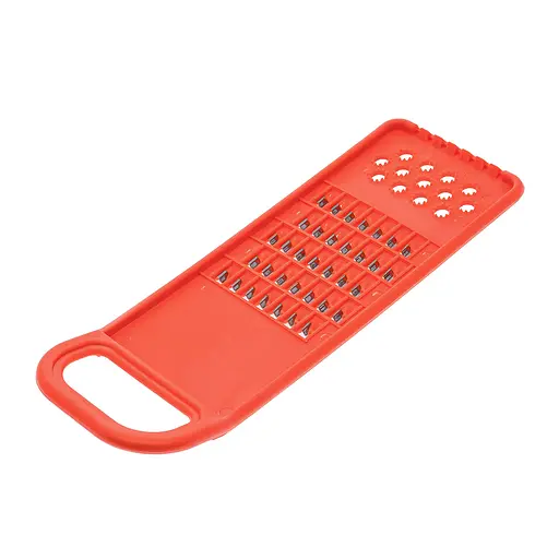 Тертка універсальна пластмасова двостороння для овочів по-корейськи і дитячого харчування 24.5x9 см, Kitchen Master 86300 - фото 4