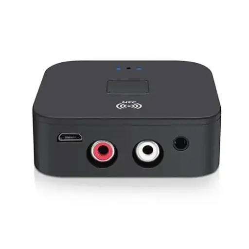 Настільний Bluetooth-приймач BLS-B11. NFC аудіоадаптер для дому та офісу, стереозвук 2-в-1 Bluetooth 5.0. - фото 2