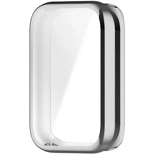 Чохол-накладка DK для Xiaomi Mi Smart Band 9 Pro Silicone Face Case (silver) - фото 2