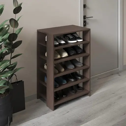 Тумба для взуття VAYS взуттєва полиця M-36 венге темний