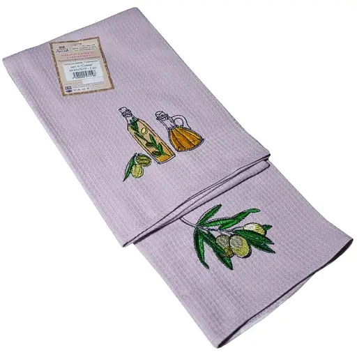 Набір рушників Ярослав Сувенірні №6 Олива 45х75 см 2 шт. (57114) - фото 2