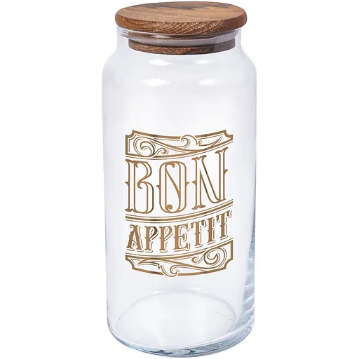 Банка HEREVIN Bon Appetit з дерев. кришкою 1.4 л (232006-147)