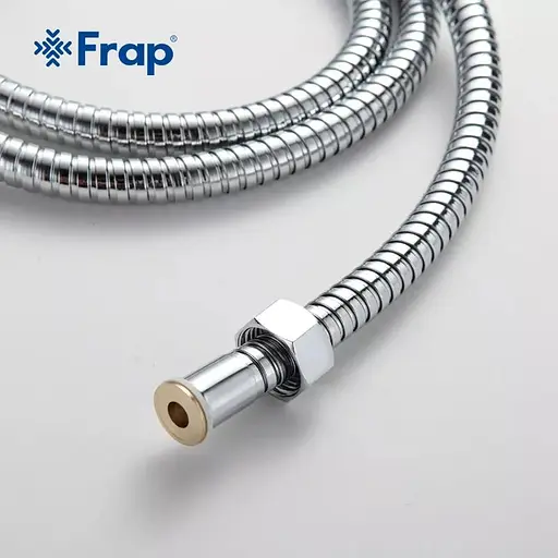 Шланг душовий, нержавіюча сталь, 1500 мм хром Frap F43, Хром - фото 3