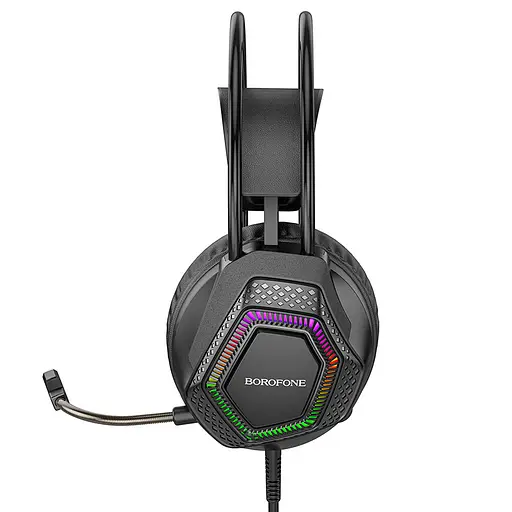 Наушники игровые Borofone BO105 Thunder gaming headphones черные - фото 3