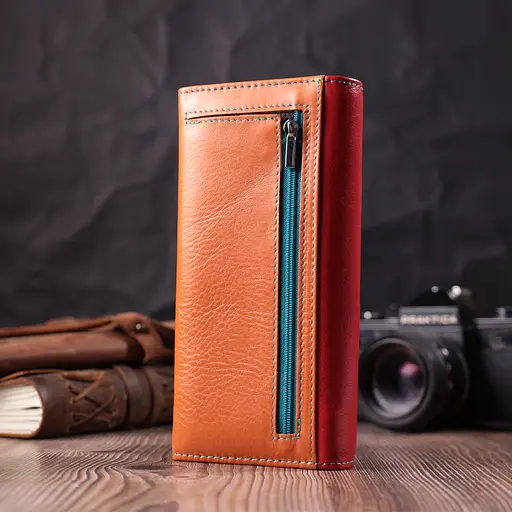 Кожаный женский кошелек ST Leather 18.5х9х3 см acs0028448 - фото 8