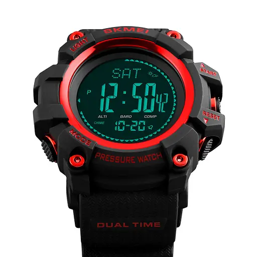 Часы наручные мужские Skmei 1358 Red, 1358RD (12273) - фото 4