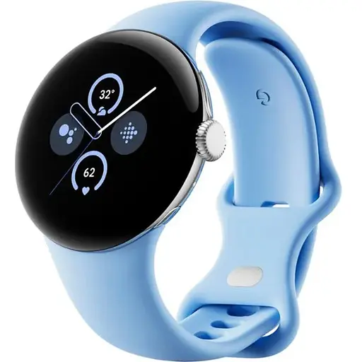 Смарт-годинник Google Pixel Watch 2 LTE Polished Silver Aluminum Case / Bay Active Band - фото 1
