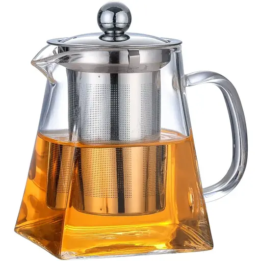Чайник заварочный Vittora Le Mans стеклянный 1200 мл VT-5502-1200 (146637)
