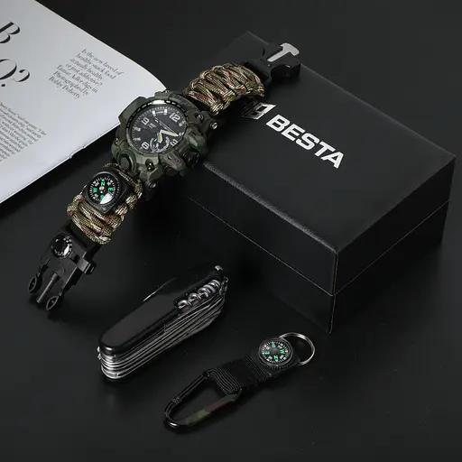 Подарочный набор Besta Box Military Set с компасом Темно-зеленый (3360) - фото 8