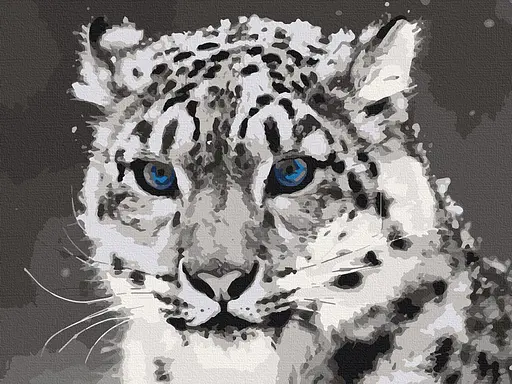 Картина за номерами. Art Craft "Синьоокий ірбіс" 40 * 50 см 11609-AC