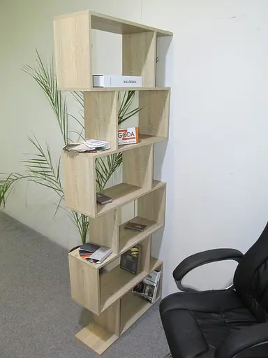 Стеллаж-змейка М-ЗОН Джеко 700 Сонома (MZN-031011) - фото 5