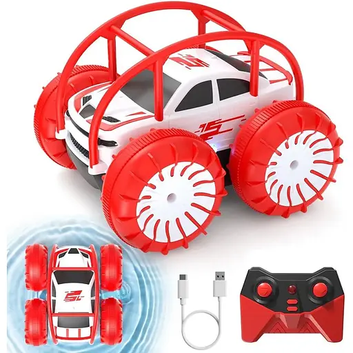 Машинка-амфибия с дистанционным управлением, перезаряжаемая, поворот на 360° - фото 2