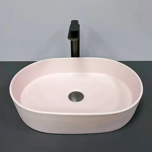 Умивальник VBI Verona 50 pink matt накладний VBI-011316, Цветной - фото 2