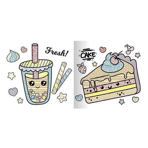 Водная раскраска "Нямчики" Апельсин РМ-95-03 серия "MINI Water Book" - фото 2