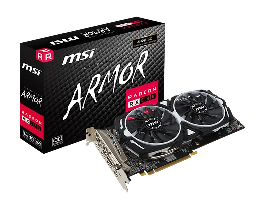 Відеокарта AMD Radeon RX 580 8GB MSI Armor OC (RX 580 ARMOR 8G OC) Б/В