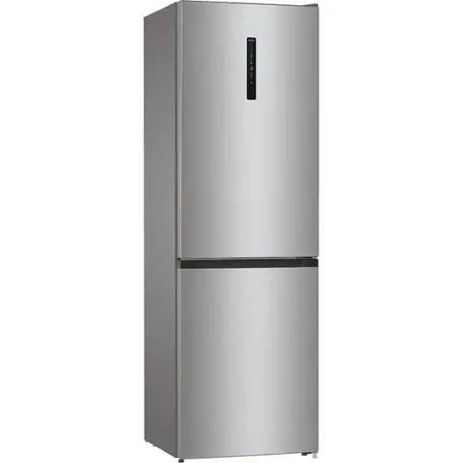 Холодильник Gorenje с нижней морозильной камерой 185х60х60 см 2 двери, 203(99) л А++ Total NF внешний дисплей нерж - фото 4