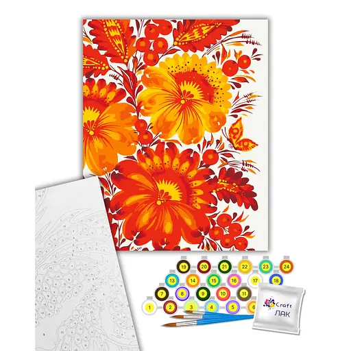 Картина за номерами "Петриківський мотив" 13168-AC 40*50 см