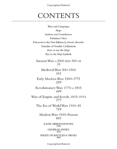 The Encyclopedia of Warfare - фото 2