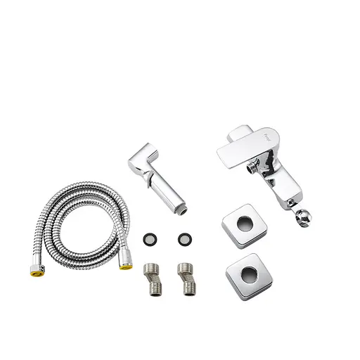 Смеситель для гигиенического душа наружного монтажа 150 мм Frap F2071, Хром - фото 4