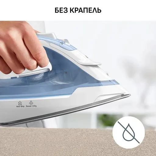 Праска Tefal Virtuo 30 біло-блакитний (FV2C41E0) - фото 9