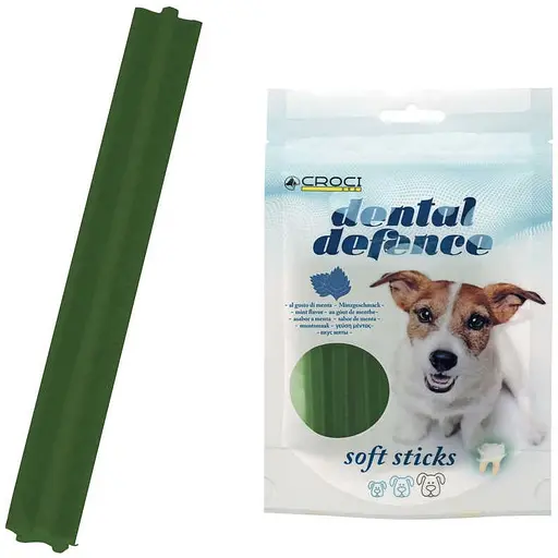 Ласощі для собак Croci Dental Defence Soft Stick М'ята 80 г