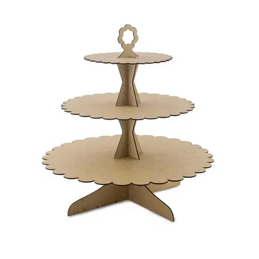 Заготовка для декорирования "Подставка для сладостей Ажурная" Fabrika Decoru FDPO-087 - фото 1