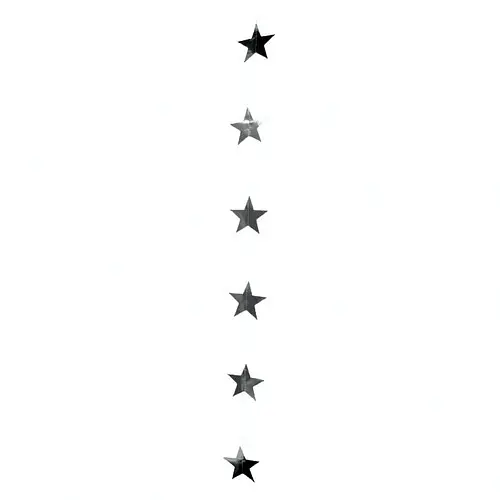 Гірлянда Зірки срібло - фото 1