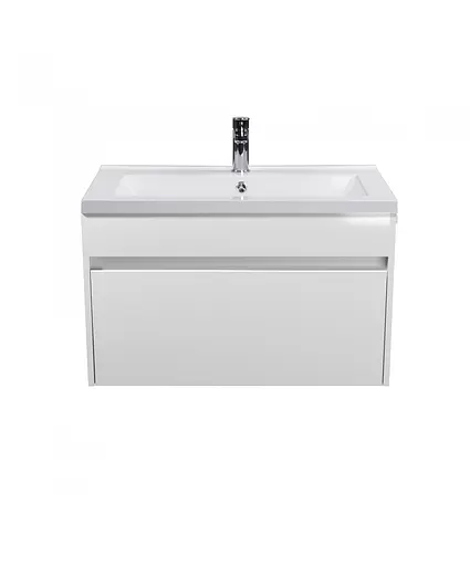 Тумба Мойдодир Prime 70-А з умивальником Cosmo 70 підвісна Білий - фото 7