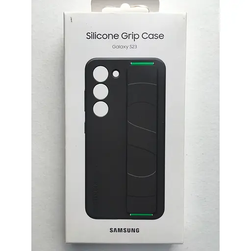 Оригнальний силіконовий чохол Samsung Silicone Grip Cover для Samsung Galaxy S23 EF-GS911TBEGRU Black - фото 3