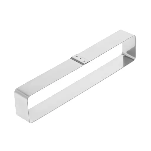 Металлические прямоугольные формочки порционные для эклеров пирожных и тарталеток 16х4х2.5 см (набор из 4 шт.), Master Class Серый 87797 - фото 4