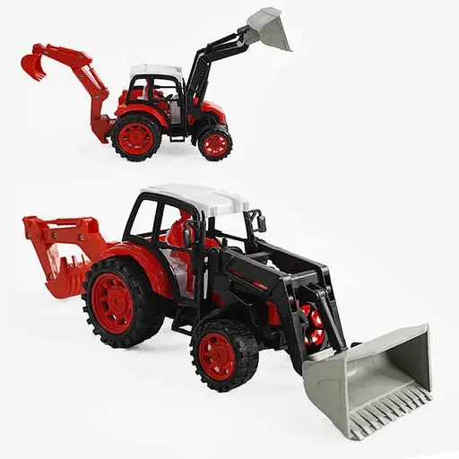 Трактор, інерція, знімна насадка, 2 ковші (В асортименті)