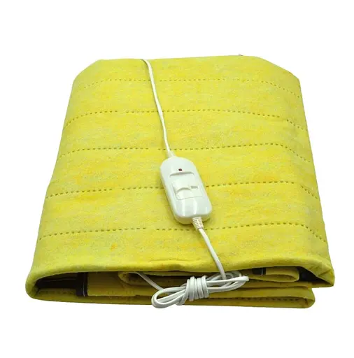 Електричне простирадло Yasam 120×160 см із підігрівом Жовтий