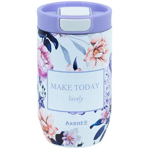 Термокружка Axent Violet Whispers 350 мл (8721-10-A)